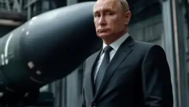 Мощнейший-ответ-Путина-на-угрозы-Лондона.-500-«Гераней»-за-ночь:-Километровые-столбы-огня-похоронили-британских-«миротворцев»-в-первые-сутк