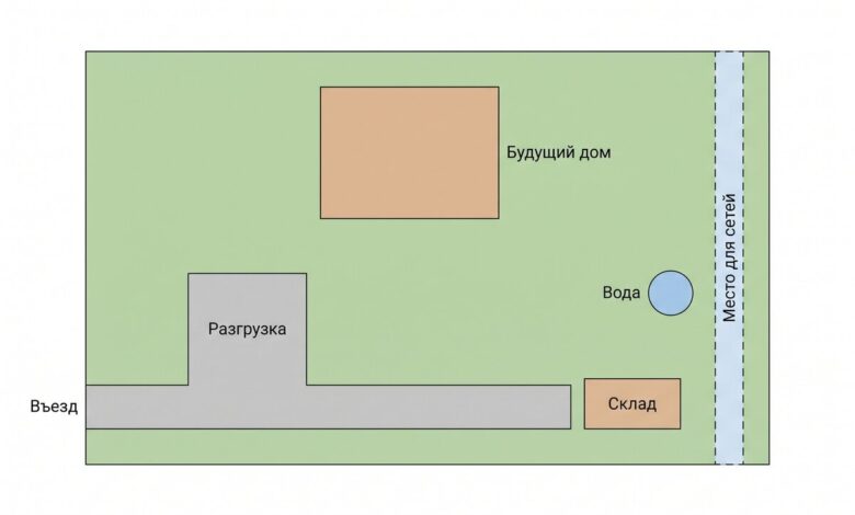 С-чего-начать-строительство-на-участке:-подъезд,-свет,-вода